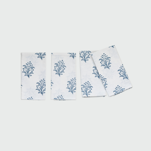 Eloise Napkin in Blue, Set of 4