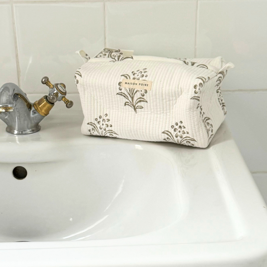 Trousse de toilette Eloise, grège