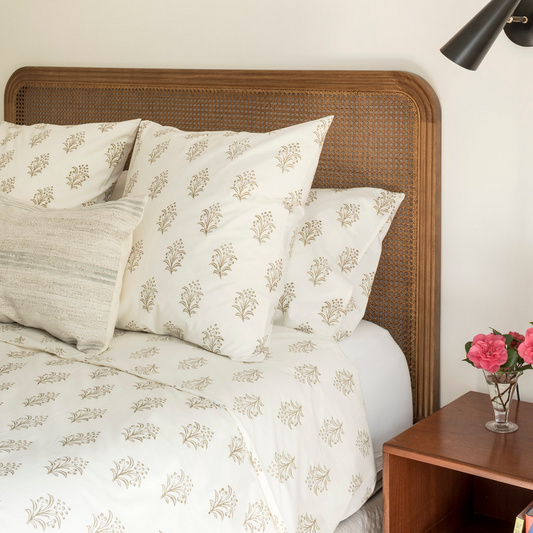 Eloise Duvet Cover in Greige